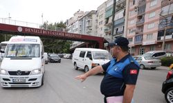 Denizli'de şehir içi minibüs hatlarına sıkı denetim