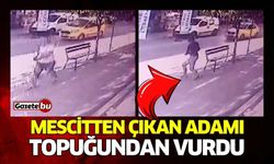 Mescitten çıkan adamı topuğundan vurdu