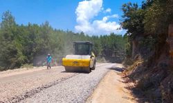 Alanya'da Mahmutseydi Çevre Yolu'nda Asfalt Çalışmaları Başladı!