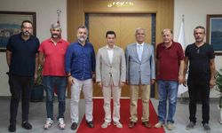 Marmaris Belediye Başkanı Acar Ünlü, Gazeteciler Federasyonu ve Muğla Gazeteciler Cemiyeti Başkanlarını Ağırladı