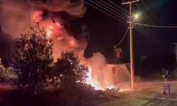 Gazipaşa'da Kullanılmayan Evin Yanında Çıkan Yangın Söndürüldü