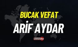 Bucak Vefat: Arif Aydar (76) vefat etmiştir