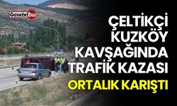 Çeltikçi Kuzköy Kavşağında Trafik Kazası