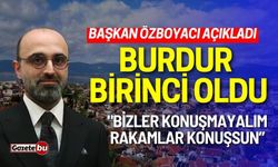 Başkan Özboyacı açıkladı: "Bizler konuşmayalım, rakamlar konuşsun”