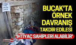 Bucak'ta örnek davranış: 'İhtiyaç sahipleri alabilir'