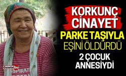 Korkunç cinayet: Parke taşıyla eşini öldürdü