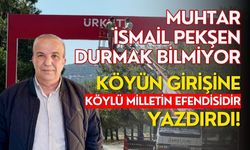 Muhtar İsmail Pekşen durmak bilmiyor