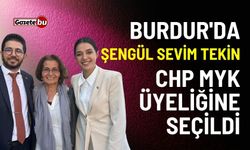 Burdur'da Şengül Sevim Tekin CHP MYK Üyeliğine Seçildi