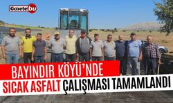 Bayındır Köyü'nde Sıcak Asfalt Çalışması Tamamlandı