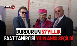 Burdur'un 57 Yıllık Saat Tamircisi Yılın Ahisi Seçildi