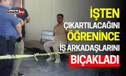 İşten çıkartılacağını öğrenince iş arkadaşlarını bıçakladı