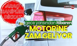 Bu gece yarısından itibaren motorine zam gelecek