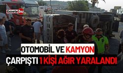 Otomobil ve Kamyon Çarpıştı: 1 Kişi Ağır Yaralı