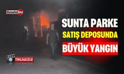 Sunta Parke Satış Deposunda Büyük Yangın