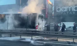 Avcılar’da 12 saat arayla iki metrobüs yangını!