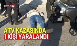 ATV kazasında 1 kişi yaralandı