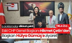 Eski CHP Genel Başkanı'ndan Hülya Gümüş’e ziyaret