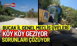 Bucak İl Genel Meclis Üyeleri Köy Köy Geziyor, Sorunları Çözüyor