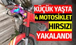 Küçük Yaşta 4 Motosiklet Hırsızı Yakalandı