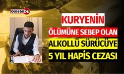 Kuryenin ölümüne neden olan alkollü sürücüye 5 yıl hapis