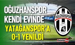 Oğuzhanspor Kendi Evinde Yatağanspor’a 0-1 Yenildi