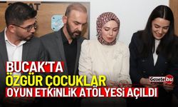 Bucak'ta Özgür Çocuklar Oyun Etkinlik Atölyesi açıldı