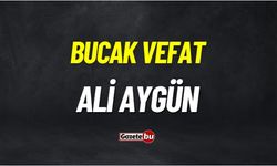 Bucak Vefat: Ali Aygün vefat etmiştir