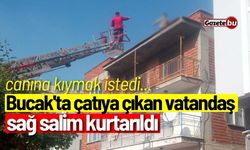 Bucak'ta canına kıymak isteyen vatandaş kurtarıldı