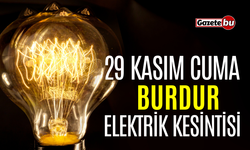 Burdur 29 Kasım Elektrik Kesintisi | AEDAŞ ELEKTRİK KESİNTİSİ