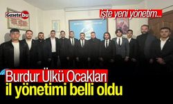 Burdur Ülkü Ocakları İl Yönetimi Belli Oldu