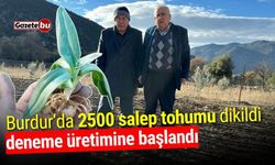 Burdur’da 2500 Salep Tohumu Dikimi Yapıldı