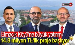 Elmacık Köyü'ne büyük yatırım: 14.8 milyon TL'lik proje başlıyor