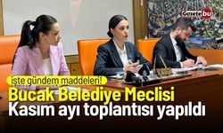 Bucak Belediye Meclisi Kasım ayı toplantısı yapıldı