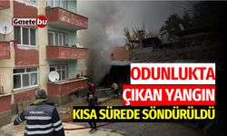 Odunlukta Çıkan Yangın Kısa Sürede Söndürüldü