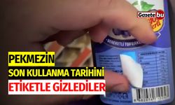 Pekmezin son kullanma tarihini etiketle gizlediler