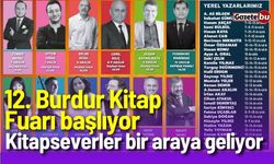 12. Burdur Kitap Fuarı başlıyor: Kitapseverler bir araya geliyor