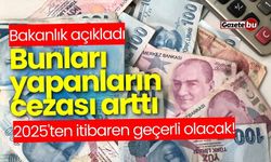 Bakanlık açıkladı! Bunları yapanların cezası arttı