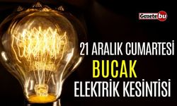 Bucak 21 Aralık Elektrik Kesintisi | AEDAŞ ELEKTRİK KESİNTİSİ