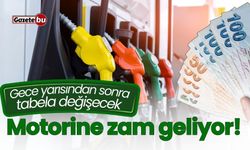 Motorine zam geliyor! Gece yarısından itibaren tabela değişecek