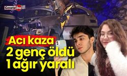 Acı kaza: 2 genç hayatını kaybetti, 1’i ağır yaralı