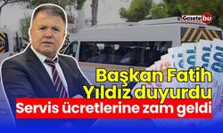 Başkan Fatih Yıldız duyurdu: Servis ücretlerine zam geldi