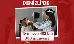 Denizli’de 2024’te 16 Milyon 492 bin muayene gerçekleştirildi