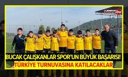 Bucak Çalışkanlar Spor’un büyük başarısı! Türkiye Turnuvasına katılacaklar