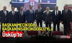 Başkan Meçikoğlu, Başkan Hisarcıklıoğlu'yla Üsküp'te