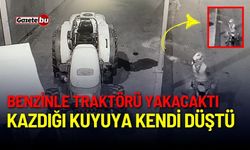 Benzinle Traktörü Yakacaktı, Planı Geri Tepti! İşte O Anlar