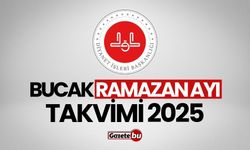 Bucak Ramazan Ayı Takvimi 2025