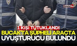 Bucak'ta şüpheli araçta uyuşturucu bulundu! 1 tutuklama