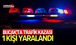 Bucak'ta trafik kazası: Sürücü yaralandı