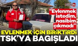 Evlenmek için biriktirdi, TSK’ya bagışladı