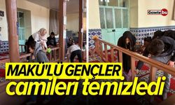 MAKÜ'lü gençler Ramazan ayı öncesi camileri temizledi